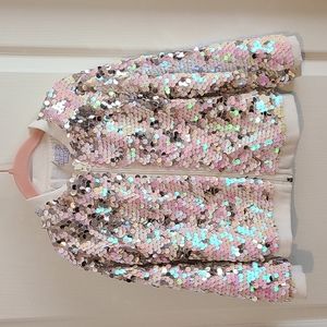 More than Magic Girls Sequin Jacket, size XS